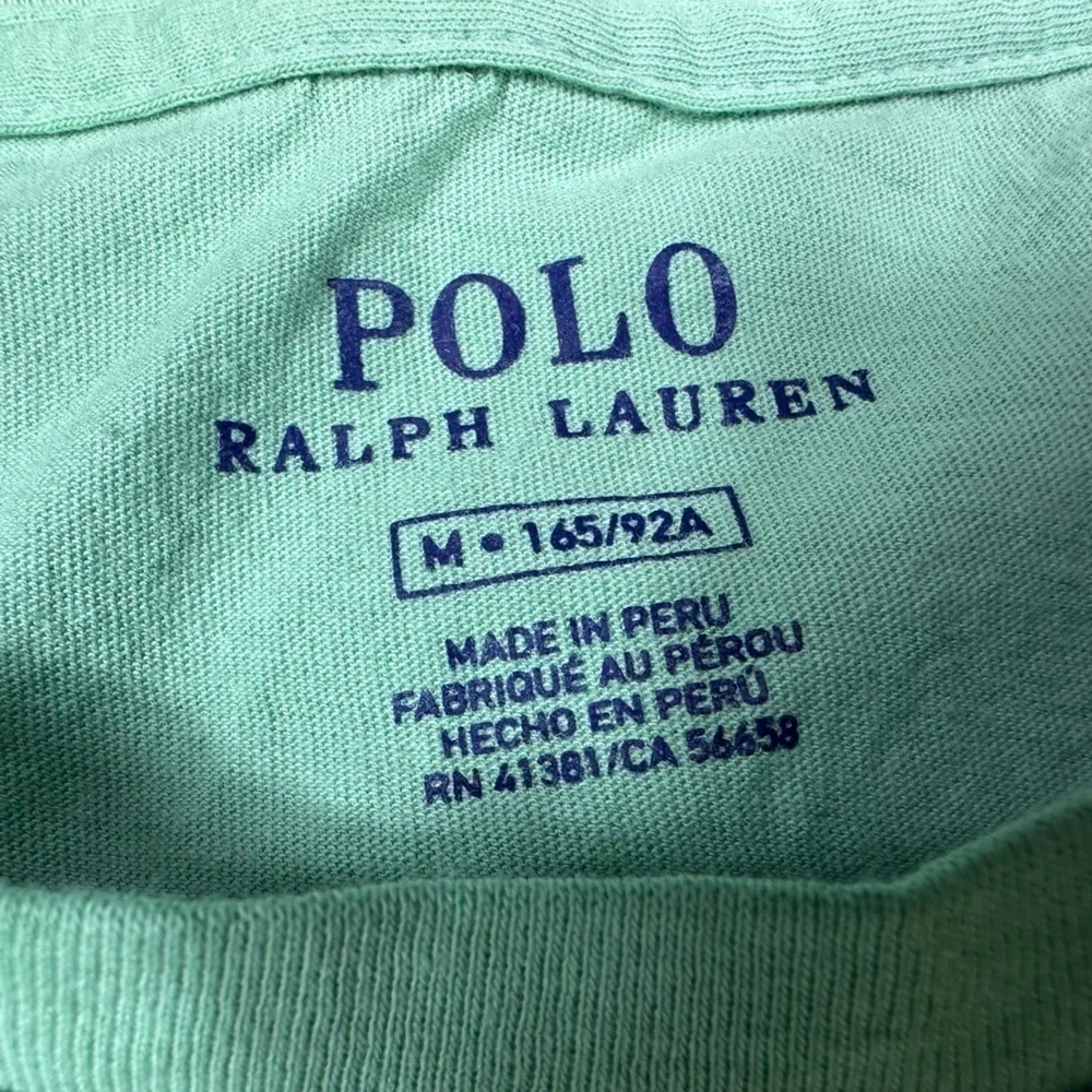 Ralph Lauren Polo Girl’s Green Short Sleeve Cotton T Shirt Size Medium
